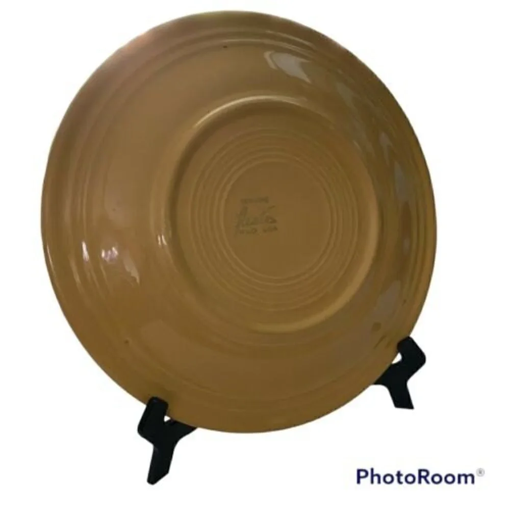 Vintage Fiestaware 10-1/2” Original Yellow Plate Genuine fiesta HLCo USA Stamp